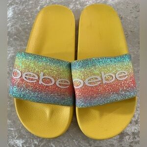 Bebe slides size 7 NWOT